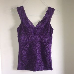 Beautiful purple VS lace camisole